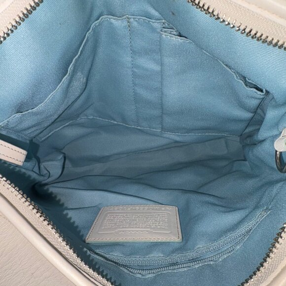 Coach White Floral Bee Crossbody Shoulder Bag F10871 - Picture 8 of 12